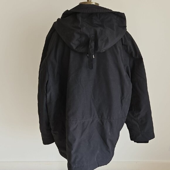 GAP Black Men's Parka with Hood - Picture 2 of 4